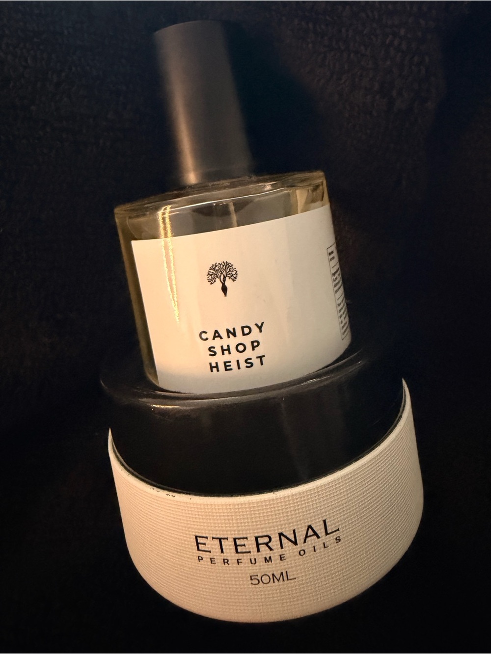 Eterna Candy Shop Heist Perfume Oil - White & Black